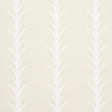 Schumacher Acanthus Stripe Ivory On Neutral Wallpaper