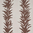 Schumacher Backdrop X Schumacher White Lotus Cocoa Wallpaper