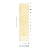 Schumacher Kayon Sisal Panel Soft Yellow Wallpaper
