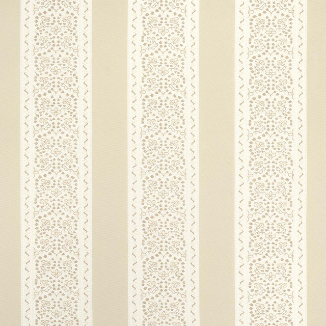 Schumacher Jasmine Indoor/Outdoor Neutral Fabric