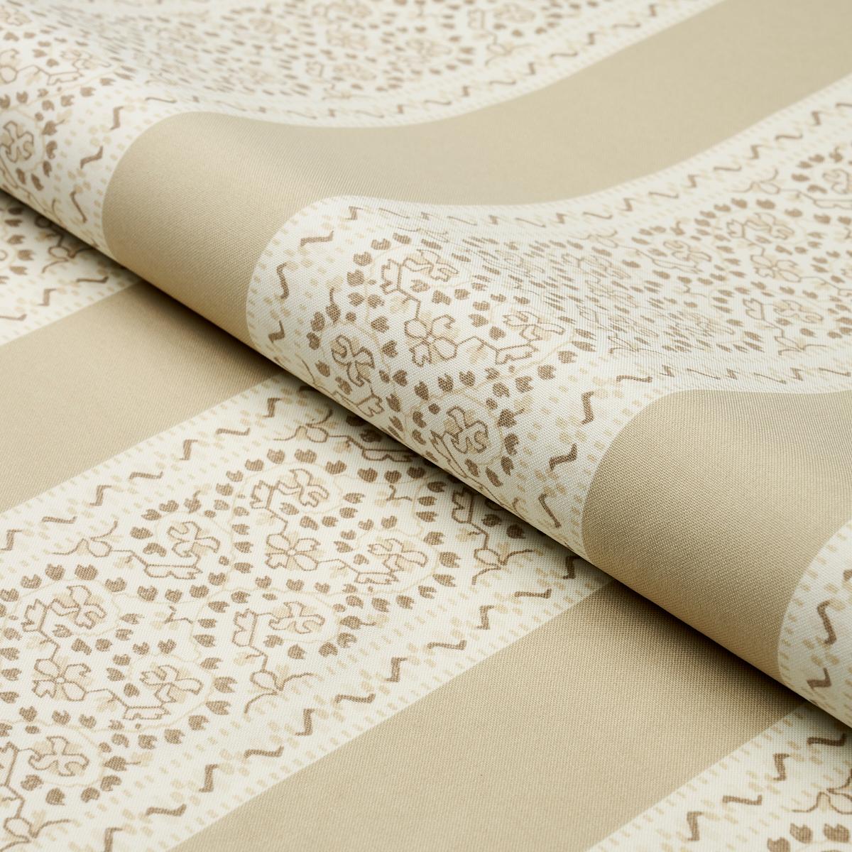 Schumacher Jasmine Indoor/Outdoor Neutral Fabric