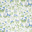 Schumacher Carly Blue Bell Fabric