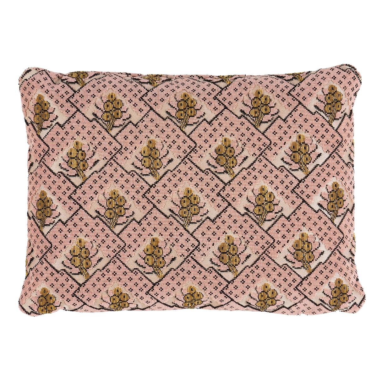Schumacher Wythe Rose 16" x 12" Blair Silk Pingl Pillow