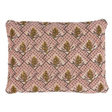 Schumacher Wythe Rose 16" x 12" Blair Silk Pingl Pillow