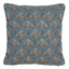 Schumacher Worcester Blue 16" x 16" Blair Silk Pingl Pillow