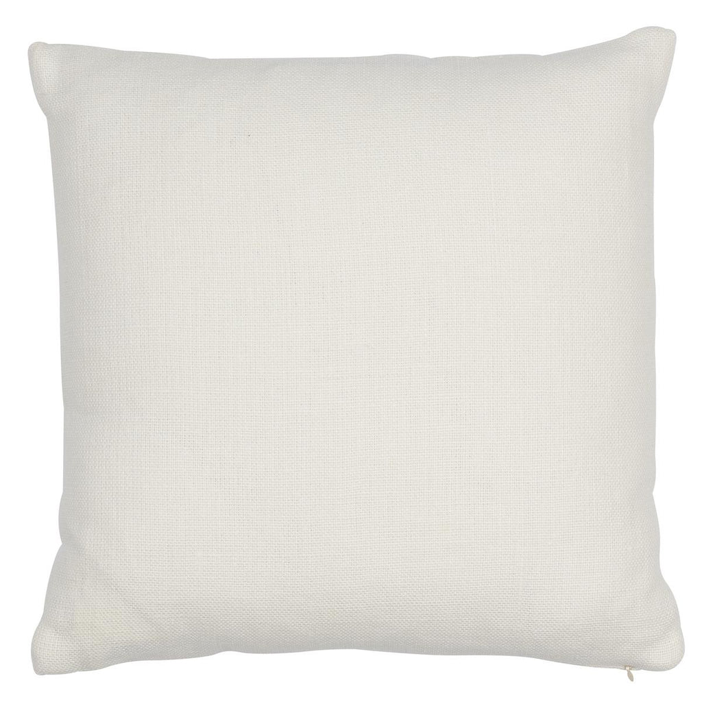 Schumacher Ashoka Ivory & Blue 18" x 18" Pillow