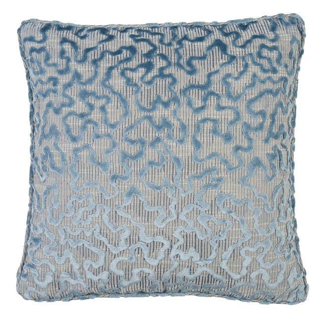 Schumacher Moonstone 18" x 18" Janis Velvet Pillow