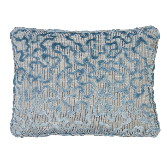 Schumacher Moonstone 18" x 12" Janis Velvet Pillow