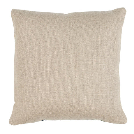 Schumacher Document 14" x 14" Gerry Embroidery Pillow B