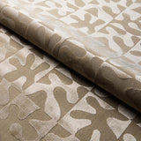 Schumacher Modern Dance Velvet Champagne Fabric
