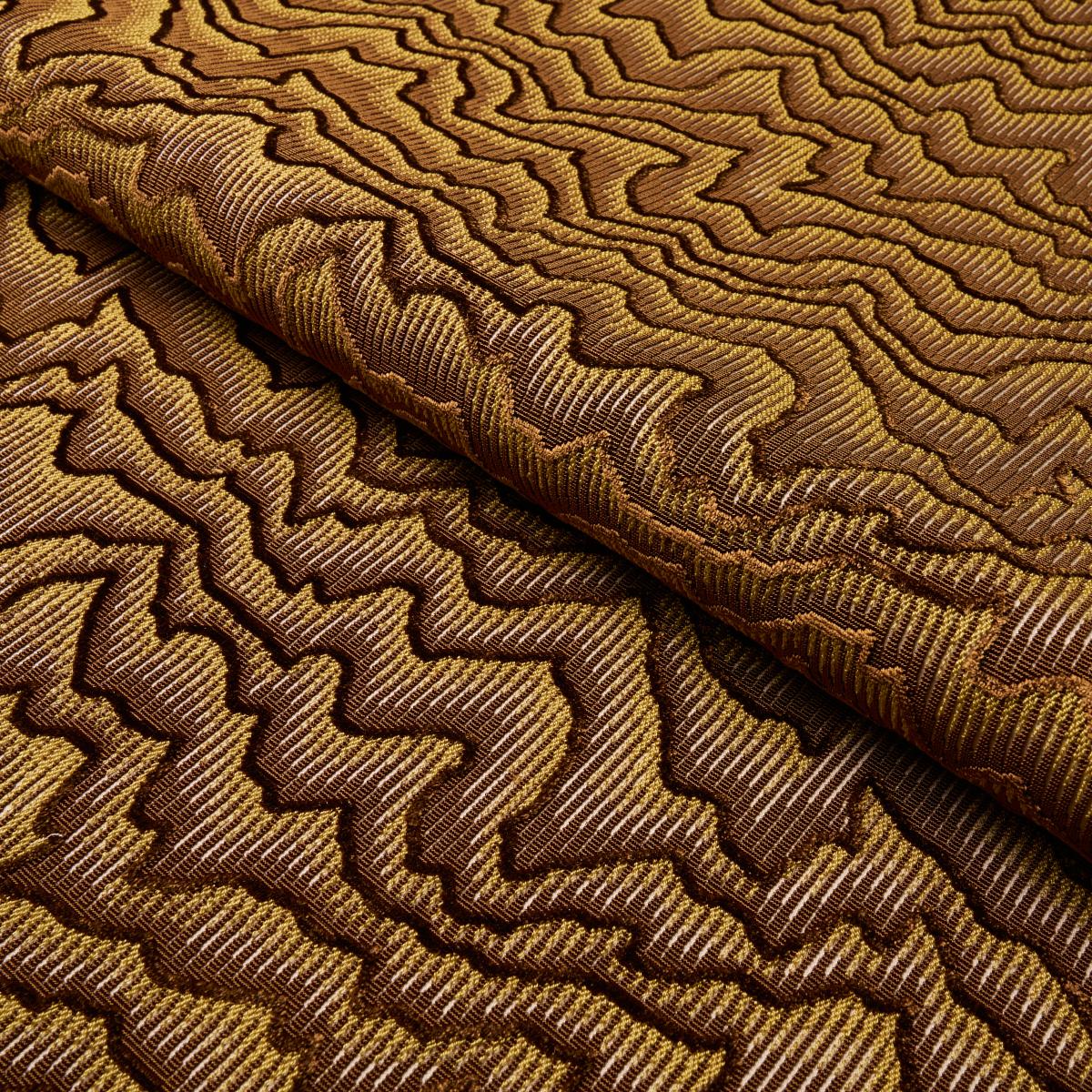 Schumacher Zambezi Velvet Bronze Fabric