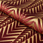 Schumacher Zebra Velvet Gold Plum Fabric