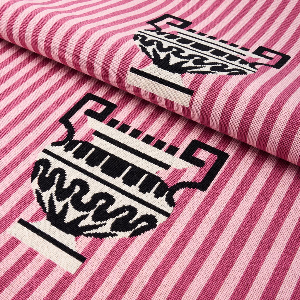 Schumacher Clermont Pingl Pink Fabric