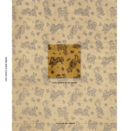 Schumacher Kinabalu Velvet Gold Fabric
