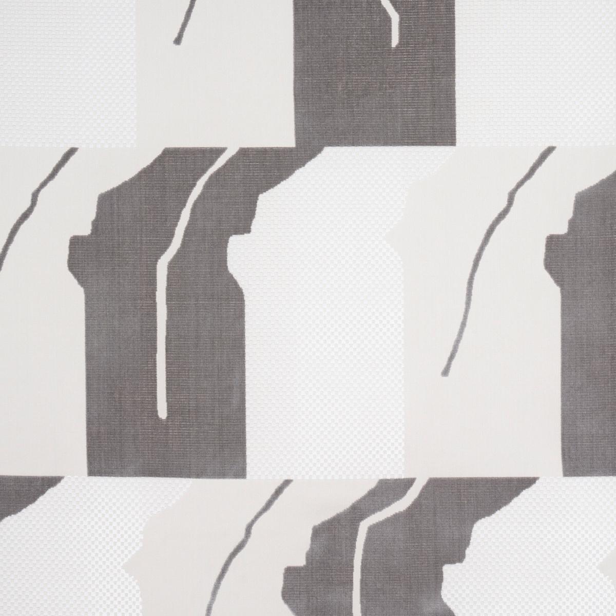 Schumacher Gustavian Dance Velvet Grey Fabric