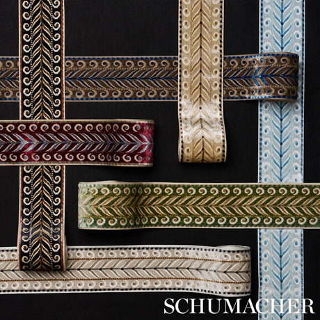 Schumacher Jade Marion Velvet Tape