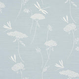 Schumacher La Libellule Silk Ciel Wallpaper