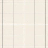 Schumacher Windowpane Embroidered Sisal Navy Wallpaper – DecoratorsBest