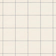 Schumacher Windowpane Embroidered Sisal Navy Wallpaper