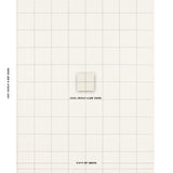 Schumacher Windowpane Embroidered Sisal Navy Wallpaper