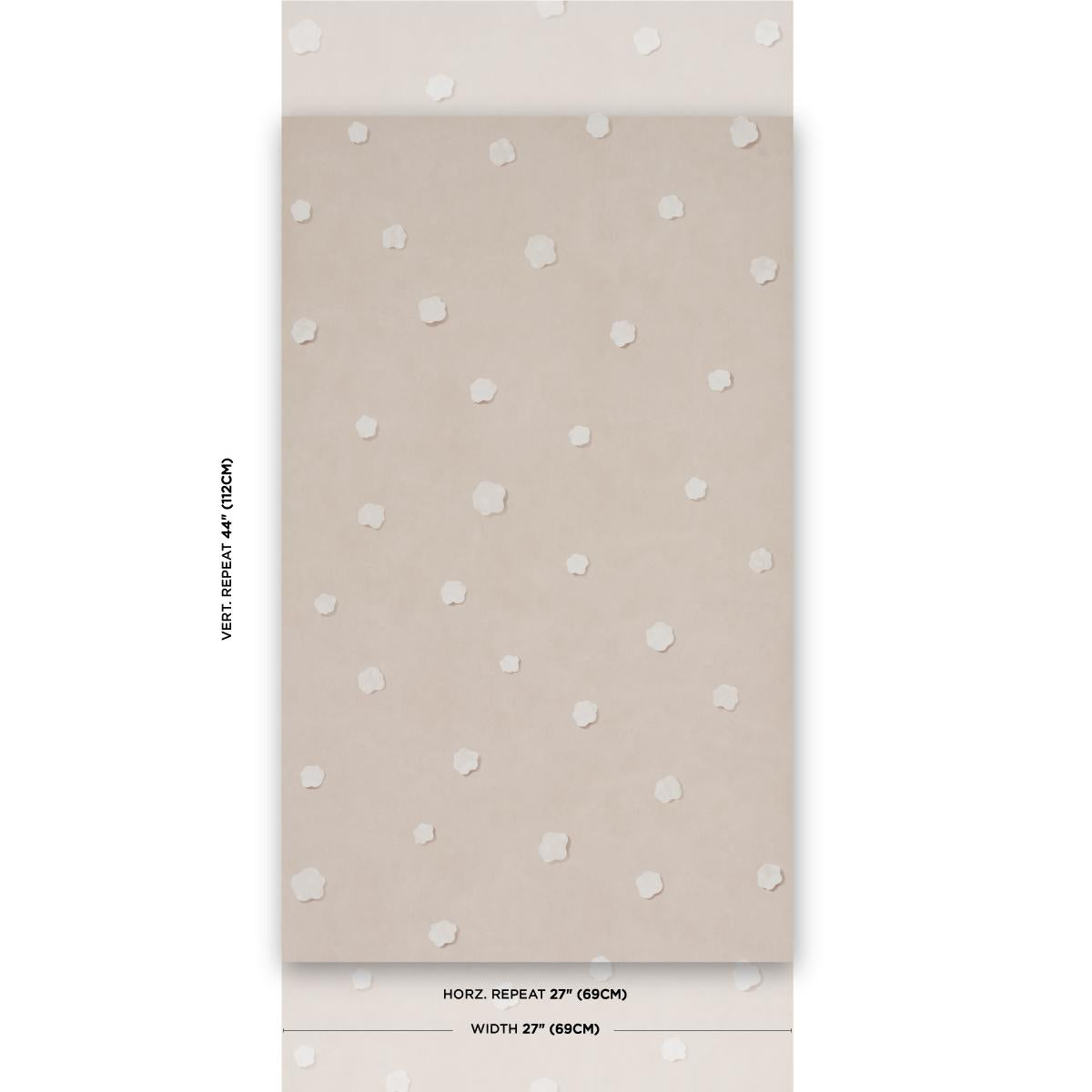 Schumacher Heavenly Bodies Sand Wallpaper