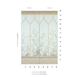 Schumacher Victoria Panel Set Mineral Wallpaper