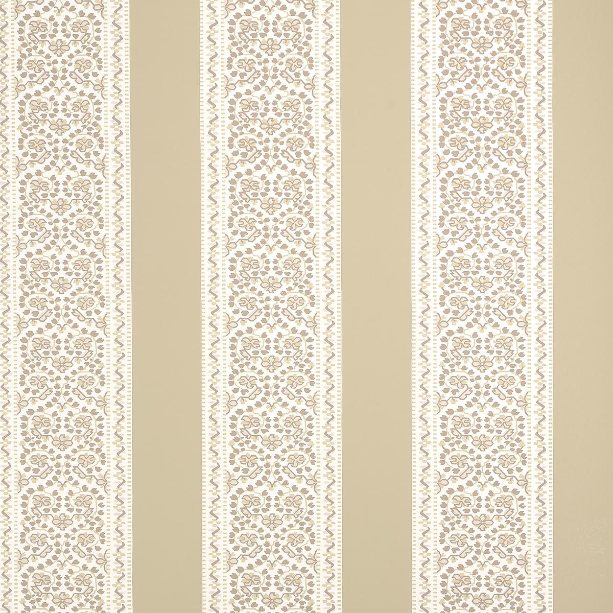 Schumacher Jasmine Neutral Wallpaper
