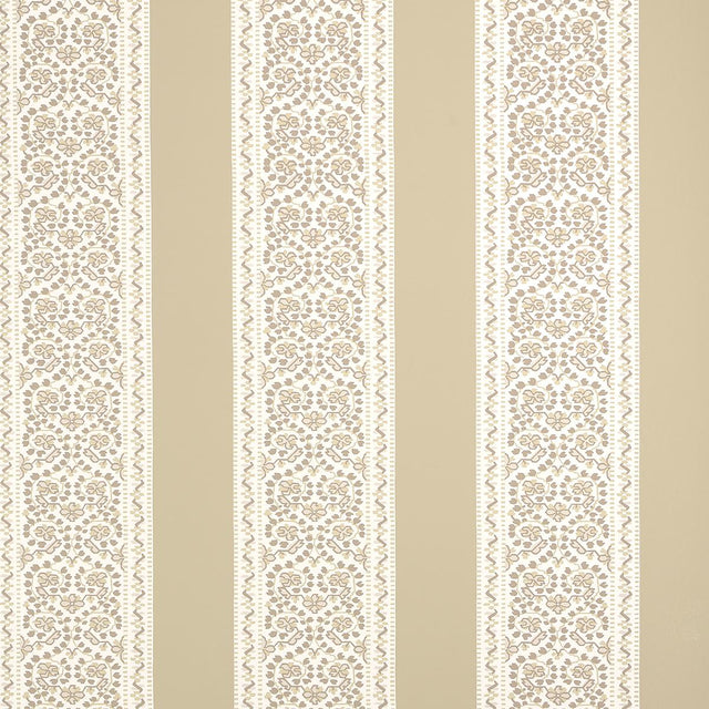 Schumacher Jasmine Neutral Wallpaper