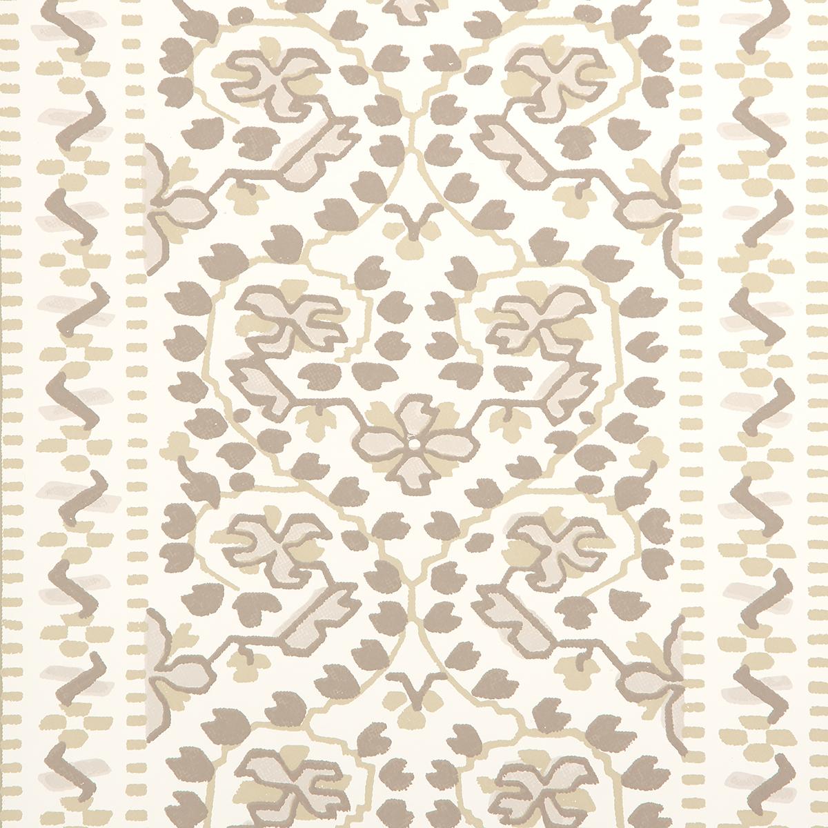 Schumacher Jasmine Neutral Wallpaper