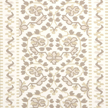 Schumacher Jasmine Neutral Wallpaper