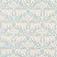 Schumacher Woodland Leopard Sisal Waterblue Wallpaper