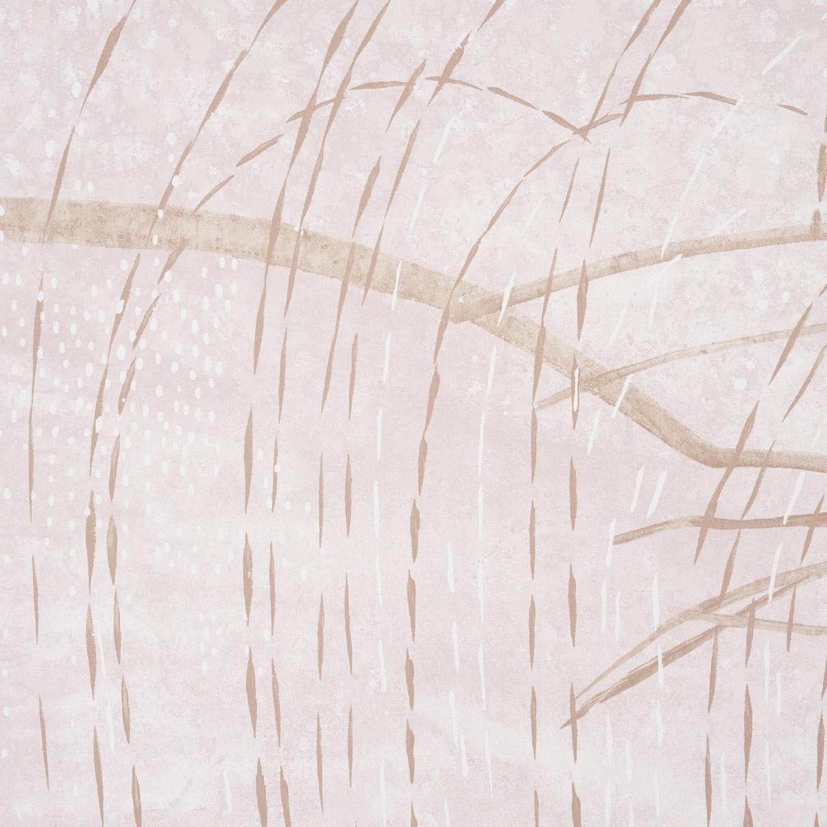 Schumacher Bisou Panel Set Blush Wallpaper