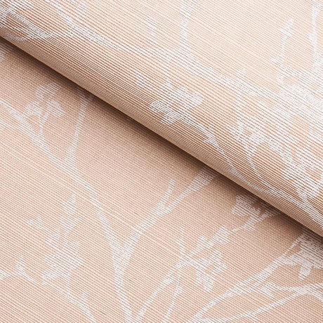 Schumacher Twiggy Sisal Petal Wallpaper