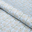 Schumacher Gardenia Egg Blue Fabric