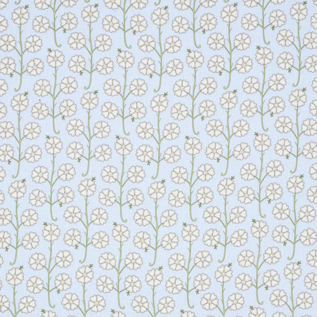Schumacher Gardenia Egg Blue Fabric