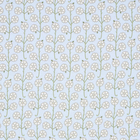 Schumacher Gardenia Egg Blue Fabric