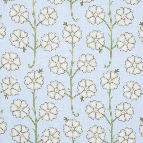 Schumacher Gardenia Egg Blue Fabric