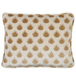Schumacher Camel 16" x 12" Coronation Velvet Pillow