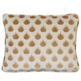 Schumacher Camel 16" x 12" Coronation Velvet Pillow