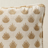 Schumacher Camel 16" x 12" Coronation Velvet Pillow