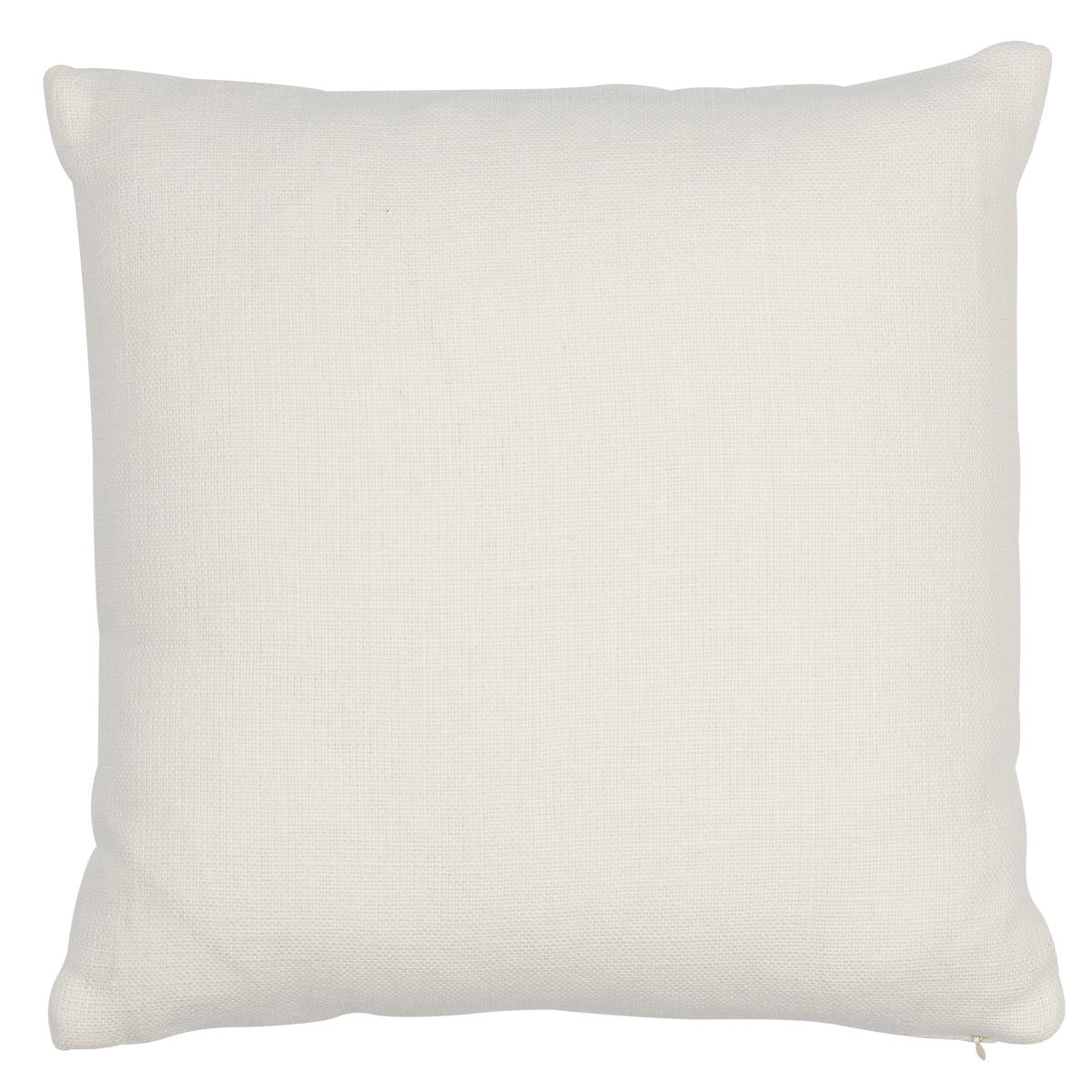 Schumacher Ivory & Blue 16" x 16" Ashoka Pillow