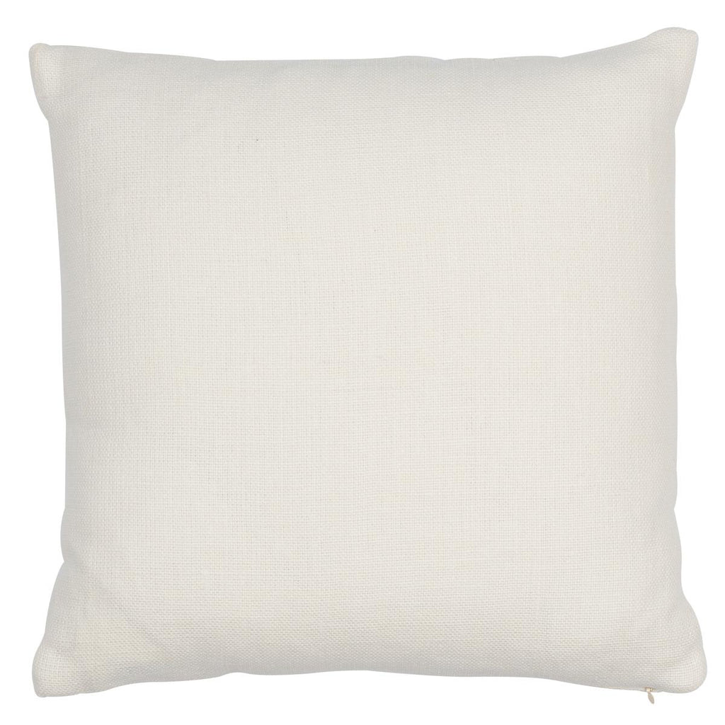 Schumacher Ashoka Ivory & Blue 16" x 16" Pillow