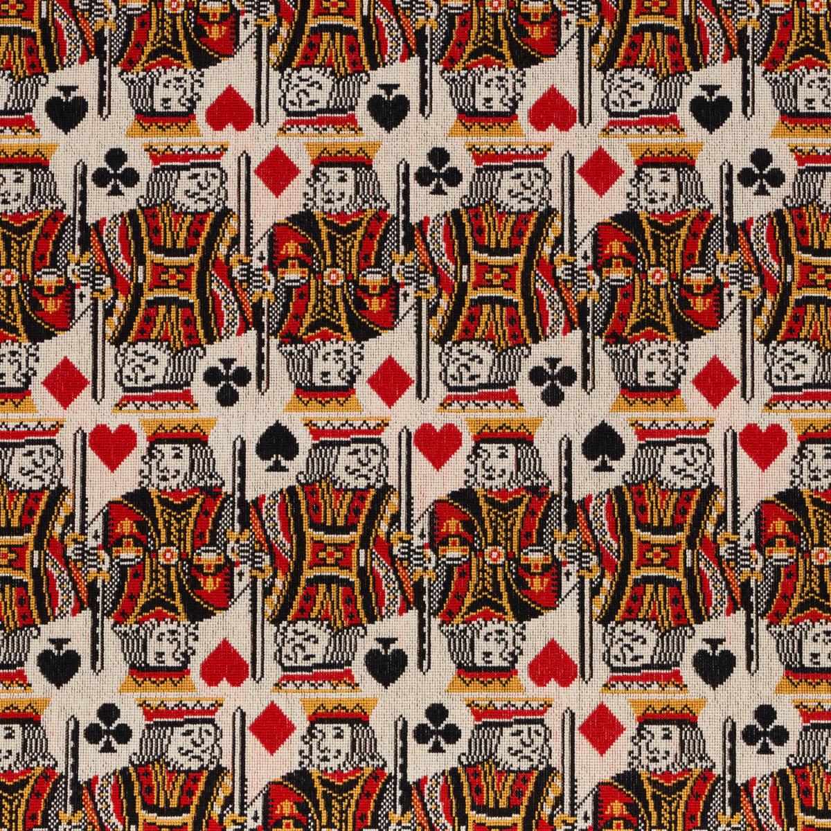 Schumacher King Pingl Document Fabric