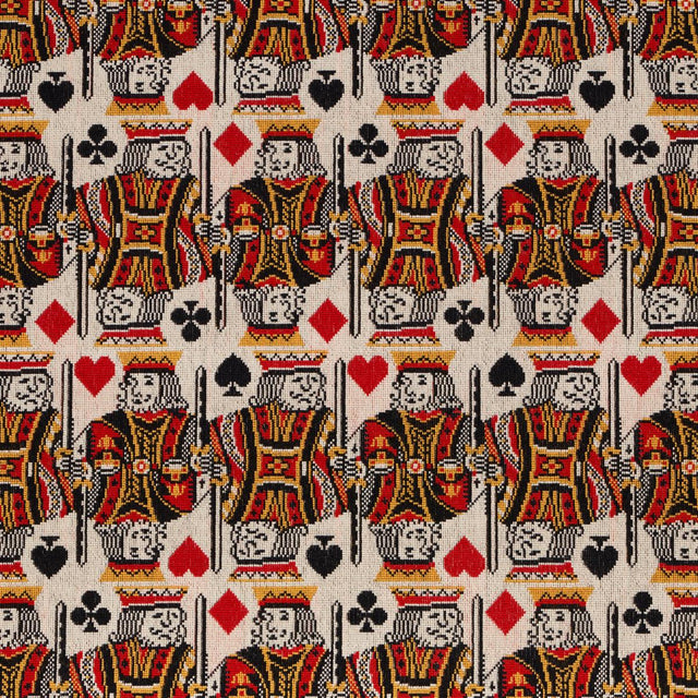 Schumacher King Pingl Document Fabric