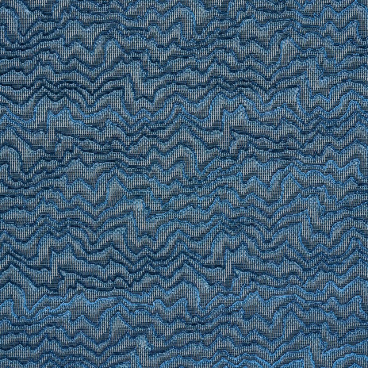 Schumacher Zambezi Velvet Slate Blue Fabric