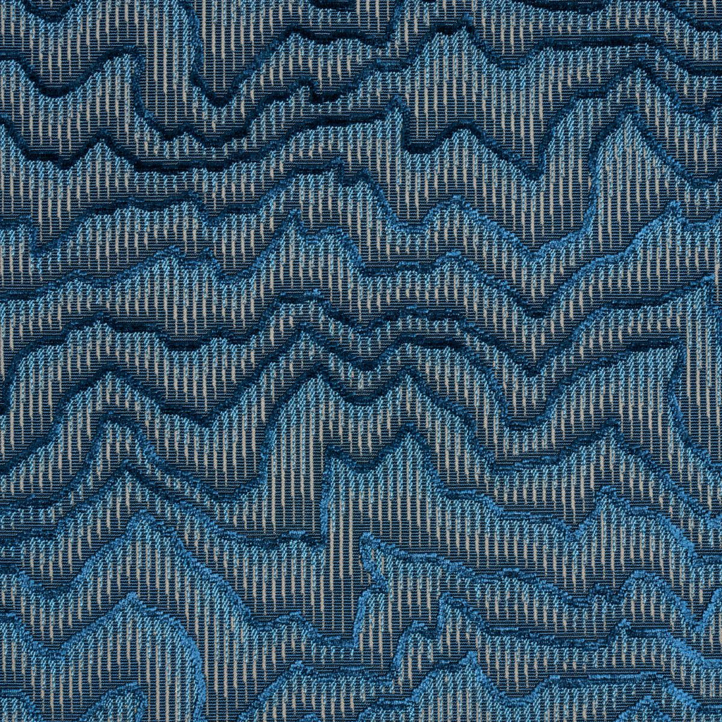Schumacher Zambezi Velvet Slate Blue Fabric