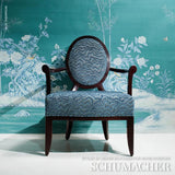 Schumacher Zambezi Velvet Slate Blue Fabric