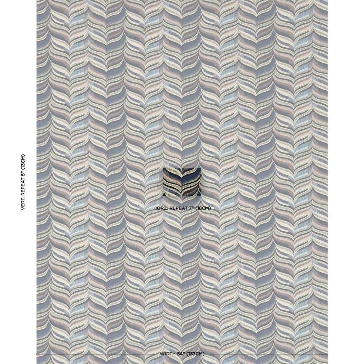 Schumacher Loulou Opal Fabric