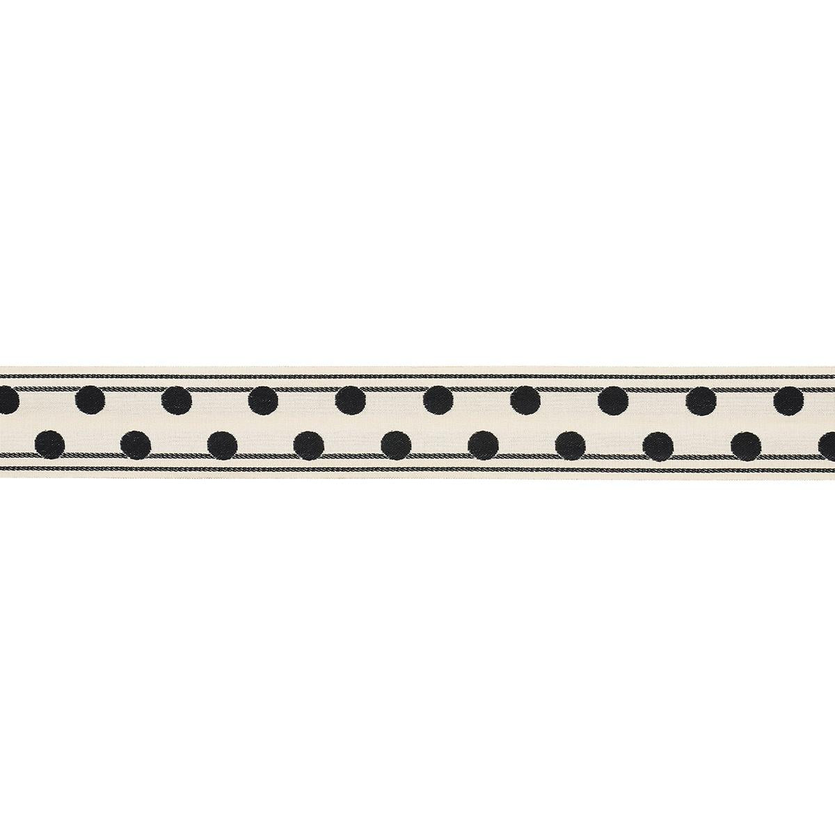 Schumacher Ivory Noir Bianca Tape
