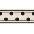 Schumacher Ivory Noir Bianca Tape